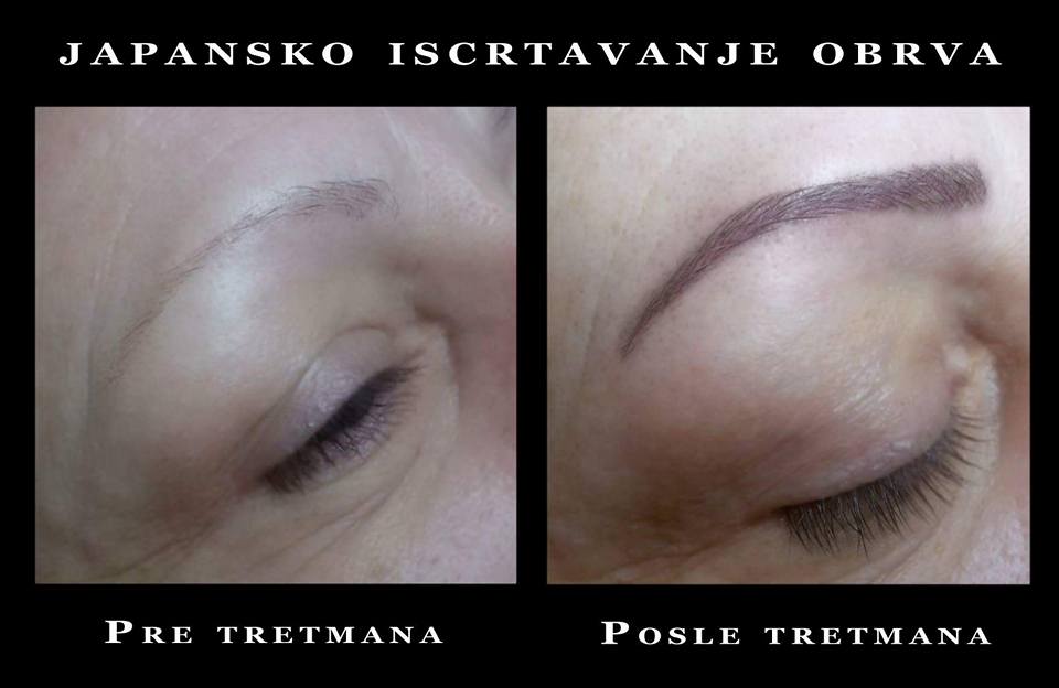 Japansko iscrtavanje obrva